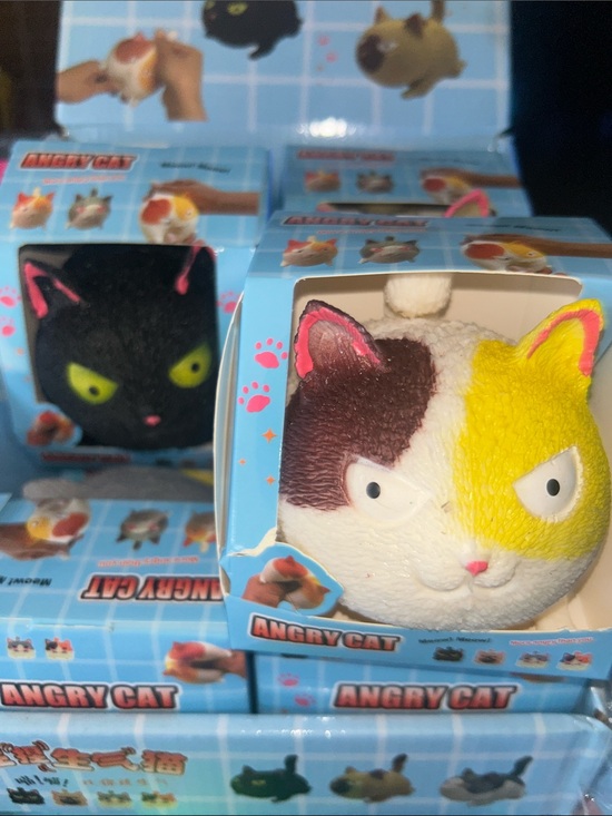 Other - Angry Cat squish toy- see video